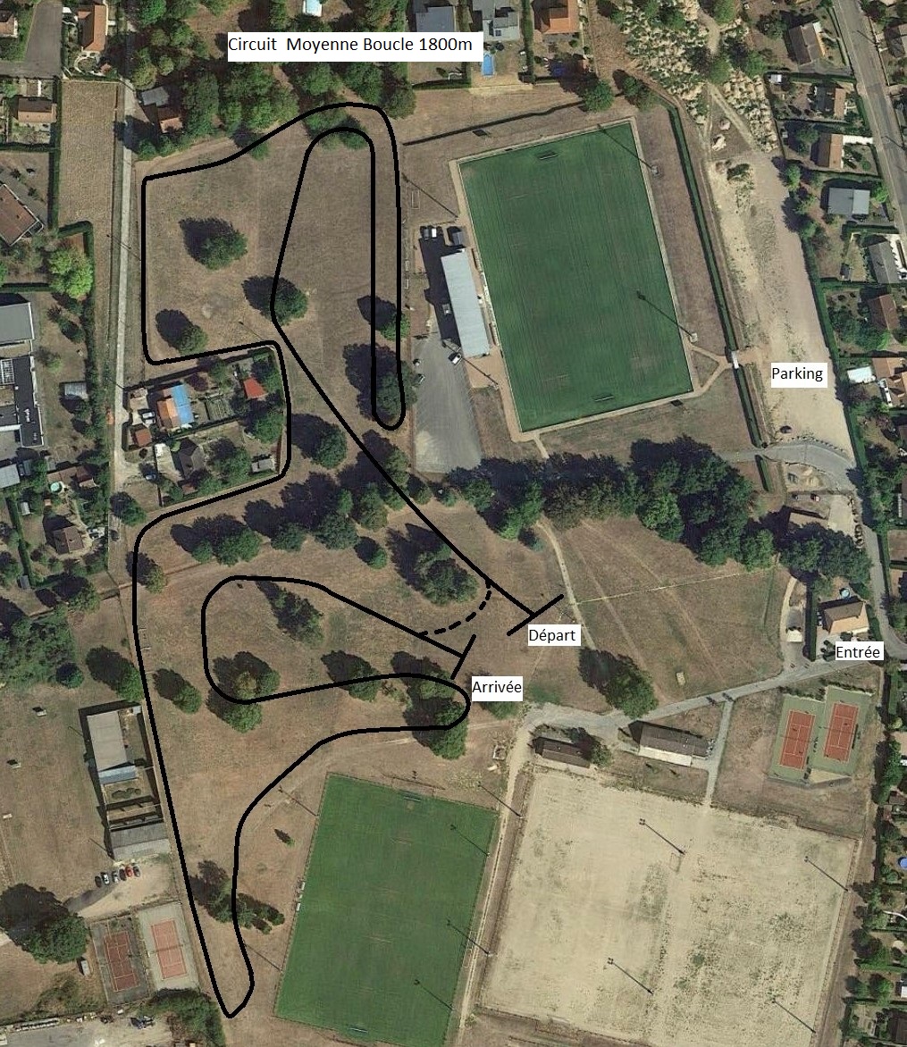 Moyenne boucle 1800m